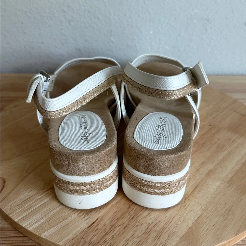 Easy Street Womens Mel Wedge Sandals